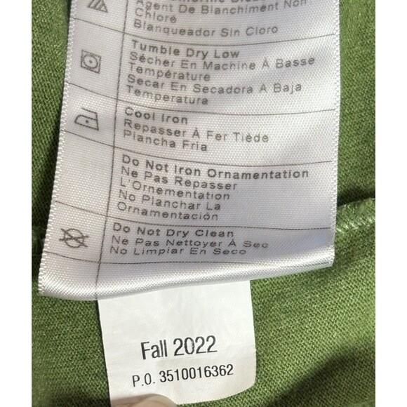 Carhartt Long Sleeve Pocket T-Shirt Men’s 3XL Tall Loose Fit Green Workwear - Picture 9 of 9